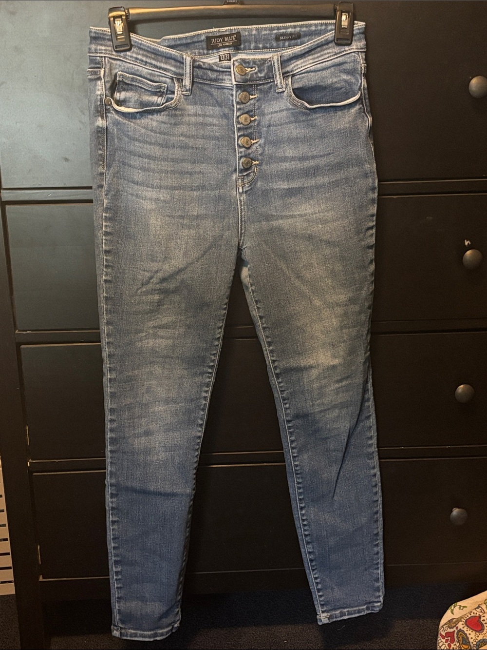 Judy Blue Women's High-Rise Skinny Jeans - Medium Blue Wash